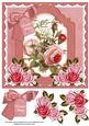 Pink Roses Belated Wishes Floral 8inch Step by Step