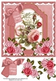 Pink Roses Belated Wishes Floral 8inch Step by Step