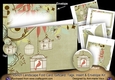 Birdcage Olive 7x5inch Landscape Card & Envelope Mini Kit