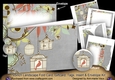 Birdcage Silver 7x5inch Landscape Card & Envelope Mini Kit