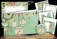 Birdcage Mint 7x5inch Landscape Card & Envelope Mini Kit