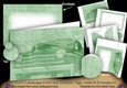 Green Vintage Car 7x5inch Landscape Card & Envelope Mini Kit