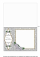 Ice Church Happy Christmas 7x5inch Folded Diamond Insert