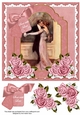 Dancing Couple Sent with Love Floral 8inch Step by Step