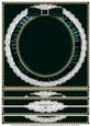 Midnight 8 x 8inch Square Lace Ruffle Card Front