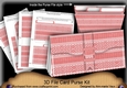 Christmas Jumper Pink 3D File Purse Mini Kit