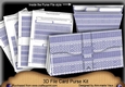Christmas Jumper Blue 3D File Purse Mini Kit