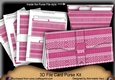 Christmas Jumper Cerise 3D File Purse Mini Kit