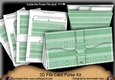 Christmas Jumper Mid Green 3D File Purse Mini Kit