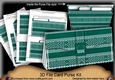 Christmas Jumper Peacock 3D File Purse Mini Kit