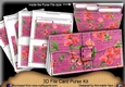 Cerise Sweet Pea 3D File Purse Mini Kit