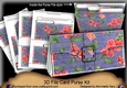 Dark Blue Sweet Pea 3D File Purse Mini Kit