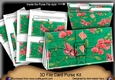 Dark Green Sweet Pea 3D File Purse Mini Kit