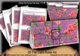 Purple Sweet Pea 3D File Purse Mini Kit