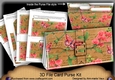 Vintage Tea Sweet Pea 3D File Purse Mini Kit