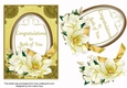 Lemon Congratulations Both Magnolia 7x5in Oval Decoupage Topper