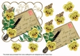 Lemon Pansy I can not Attend Ink Saver 6in Decoupage Step by Step