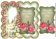 Olive Rose Arch Love on Special Day 8in Scallop Topper