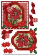 Red Poinsettia The Office at Christmas 6in Christmas Step by Step