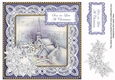 Blue Village Son in Law at Christmas 8in Decoupage Topper