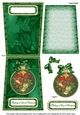 Door Knocker Thinking of You at Christmas 5.5inch Bauble Decoupage Card