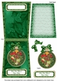 Door Knocker Our House to Your House 5.5inch Bauble Decoupage Card
