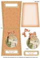 Winters Tale Our House to Your House 5.5inch Bauble Decoupage Card