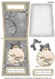 Ice Church Across the Miles 5.5inch Bauble Decoupage Card