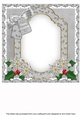 Christmas Day Happy Christmas 8x8inch Fancy Insert Panel