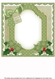 Winter Pub Seasons Greetings 8x8inch Fancy Insert Panel