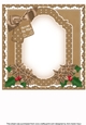 Christmas Window Across the Miles 8x8inch Fancy Insert Panel