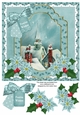 Teal Church Festive Wishes Fancy 8in Step by Step