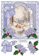 Snow Deer Festive Wishes Fancy 8in Step by Step