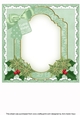 Winter Garden Festive Wishes 8x8inch Fancy Insert Panel