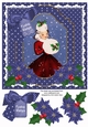 Winter Lady Festive Wishes Fancy 8in Step by Step