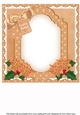 Winter Sunset Festive Wishes 8x8inch Fancy Insert Panel