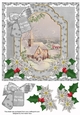 Christmas Day Church Across the Miles Fancy 8in Step by Step