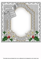 Snow Tree Happy Christmas 8x8inch Fancy Insert