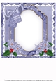 Blue Robin Seasons Greetings 8x8inch Fancy Insert
