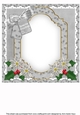 Christmas Day Church Seasons Greetings 8x8inch Fancy Insert