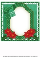 Christmas Tree Seasons Greetings 8x8inch Fancy Insert