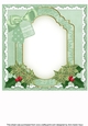 Winter Garden Seasons Greetings 8x8inch Fancy Insert