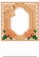 Winter Sunset Seasons Greetings 8x8inch Fancy Insert