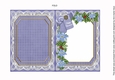 Snow Deer Happy Christmas 7x5in Fancy Lace Foldable Insert