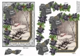 Winter Walk Happy Christmas 7x5in Fancy Lace Step by Step