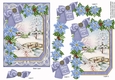 Snowscene Thinking of You 7x5in Fancy Lace Step by Step