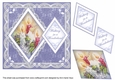 Blue Candles Walking in a Wonderland 7in Double Diamond Topper