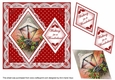 Red Lantern Walking in a Wonderland 7in Double Diamond Topper