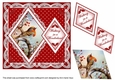 Red Robin Walking in a Wonderland 7in Double Diamond Topper