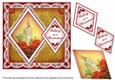 Single Candle Walking in a Wonderland 7in Double Diamond Topper